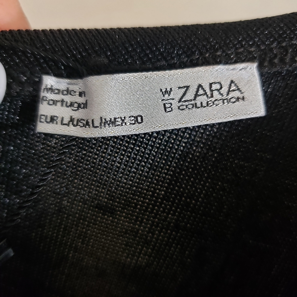 Zara One Shoulder Bell Sleeve Blouse - Picture 4 of 6